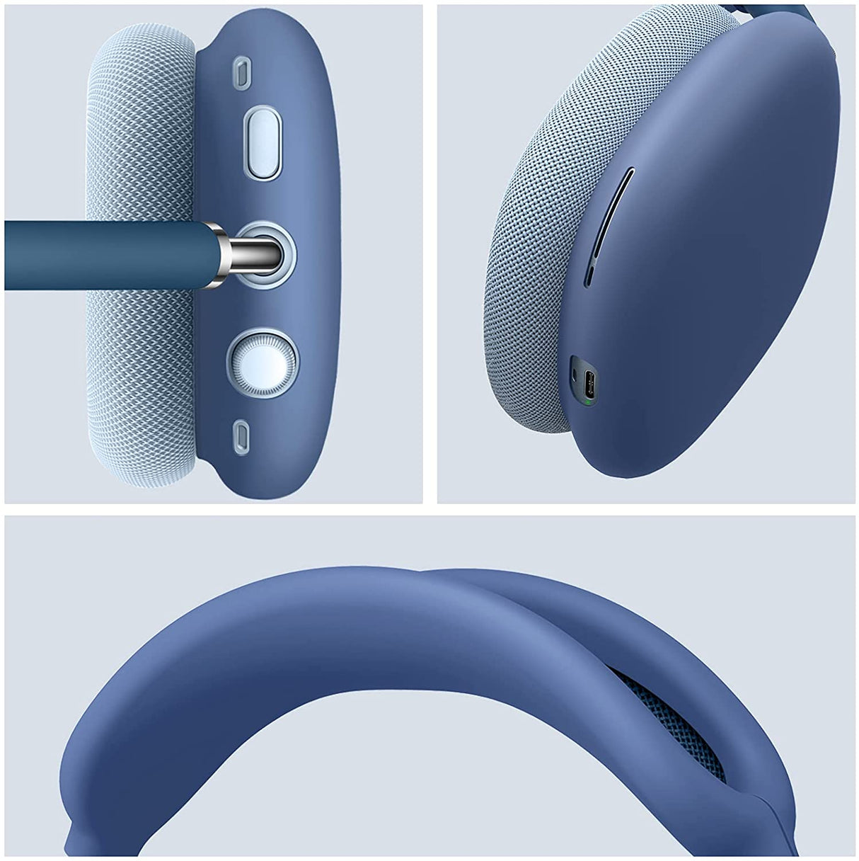 Hjemix | AirPods Max Hodetelefoner, Anti-Ripe Ørekoppdeksel