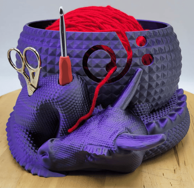 Hjemix | Stor Fantasi Drage og Egg Fantasi Bolle Strikking eller Hekling Bolle