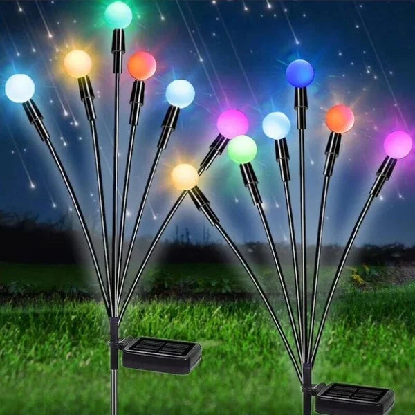 Hjemix | Solar Garden LED Firefly Plug Light