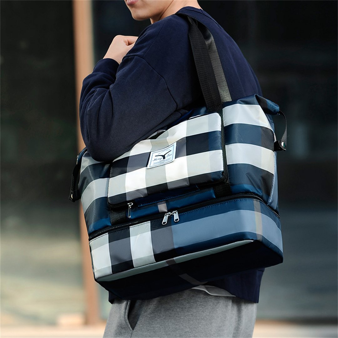 Hjemix | Sammenleggbar Vanntett Stor Kapasitet Reisehåndveske