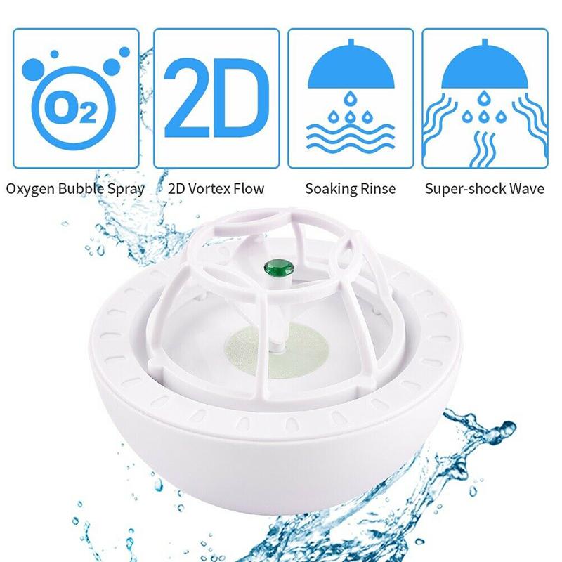 Hjemix | Ultrasonisk Bærbar Oppvaskmaskin Og Vaskestykke