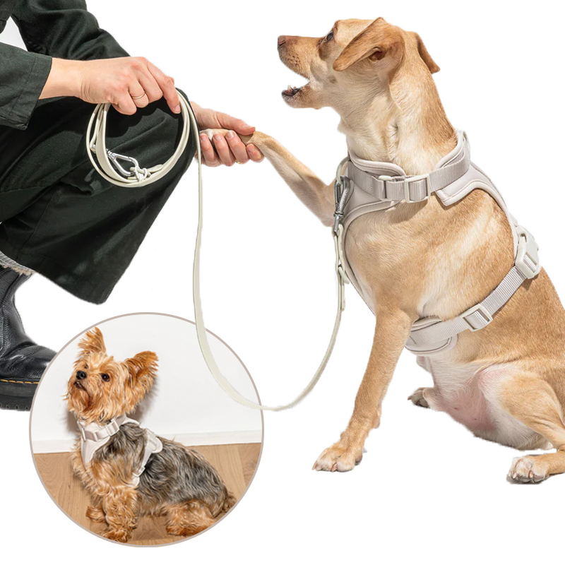 Hjemix | Adjustable Dog Vest Harness with 3 Leash Clips
