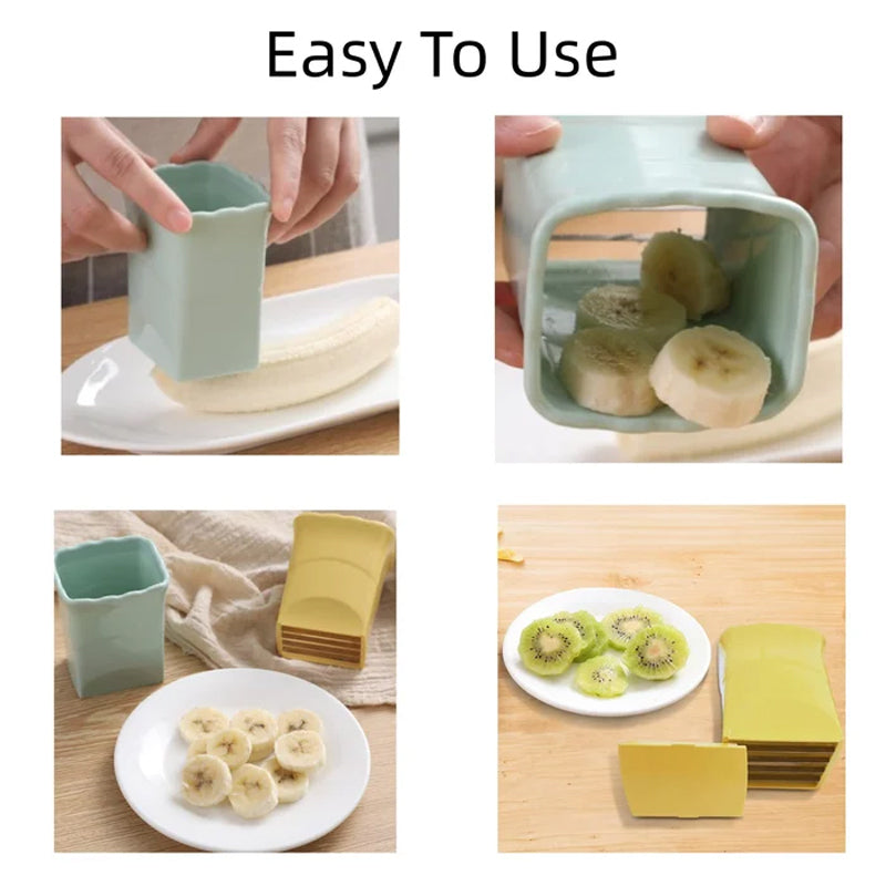 Hjemix | Frukt Egg Rustfritt Stål Jordbær Cutter