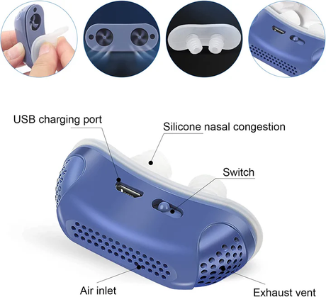 Hjemix | Micro CPAP søvnapné maskin for reise og anti-snorking - CPAP alternativ