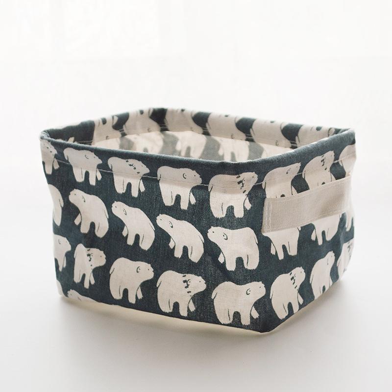 Hjemix | Sammenleggbar Bomull Tøymappen