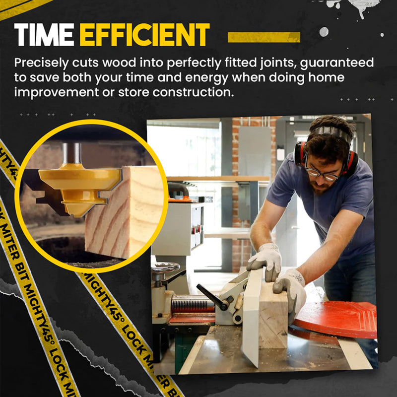 Hjemix | Router Bit 45-graders limfuge låsemiter