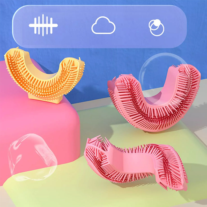 Hjemix | Barne Regnbue U-formet Tannbørste