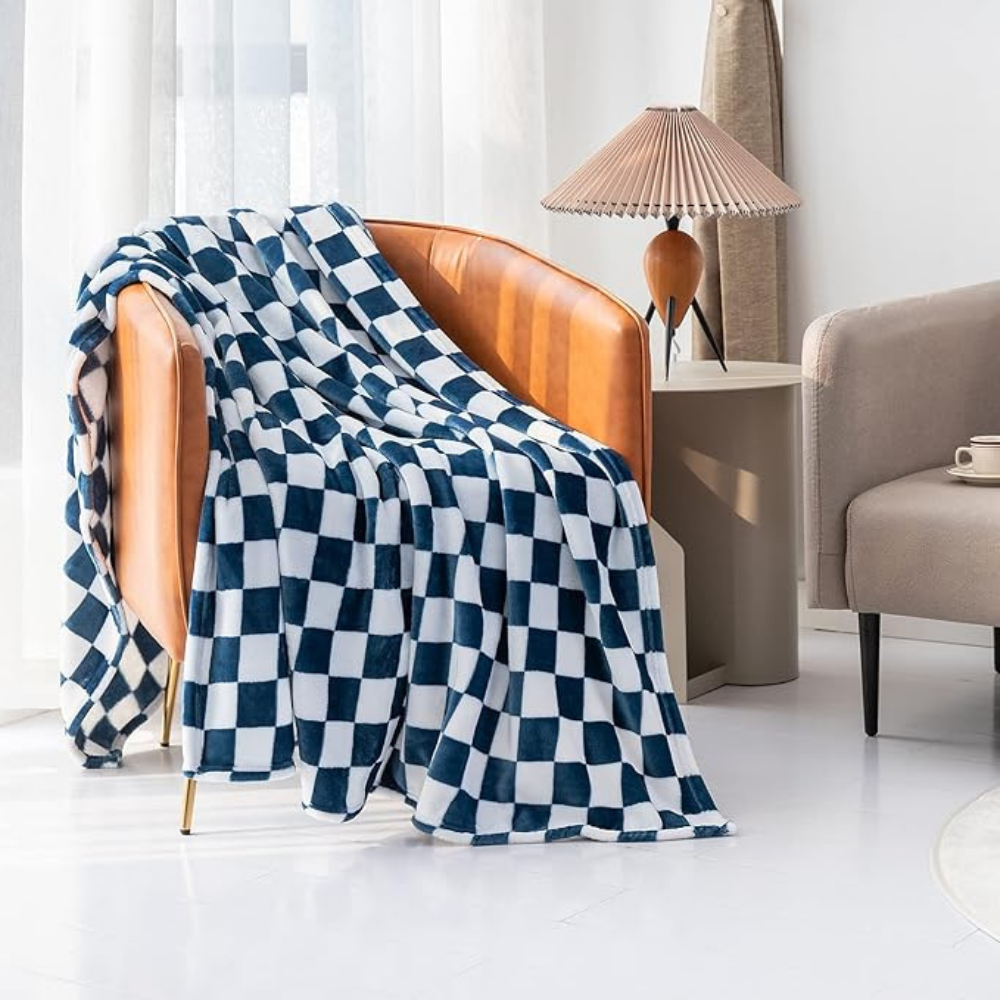 Hjemix | Stilfullt teppe i rutete mønster for hjemmet ditt