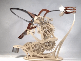 Hjemix | 3d Tre Mekanisk Kolibrie