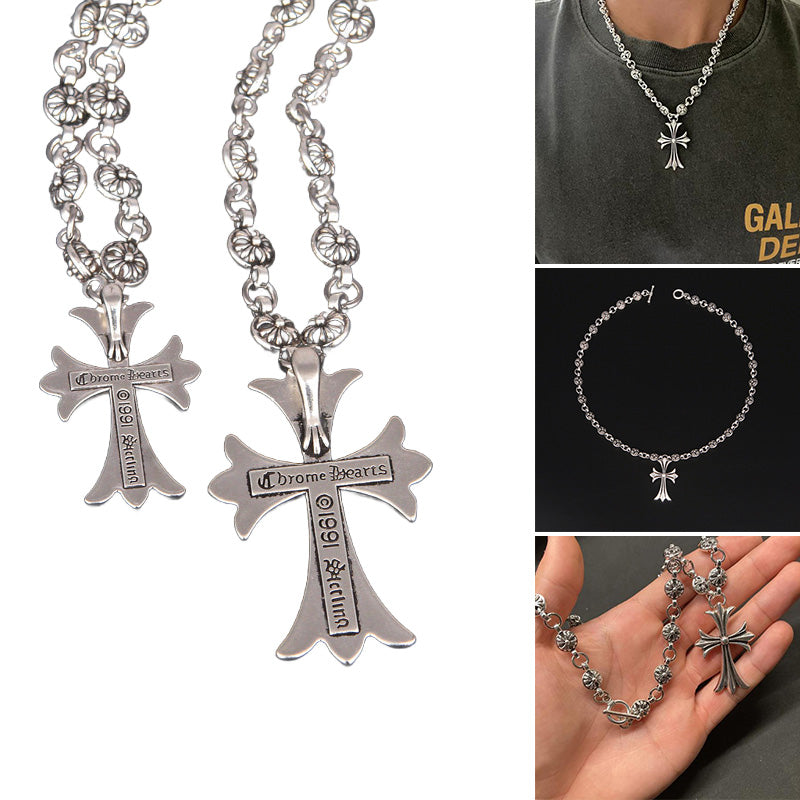Hjemix | Gothic Cross Pendant Necklace