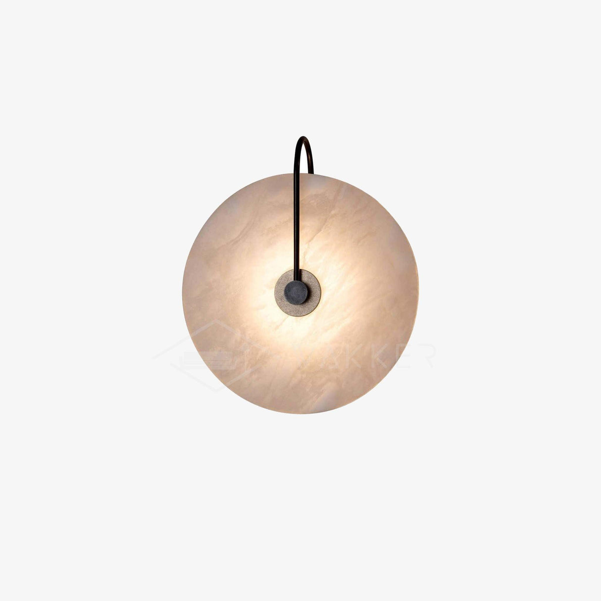 Hjemix | Hvit Alabaster Vegglampe