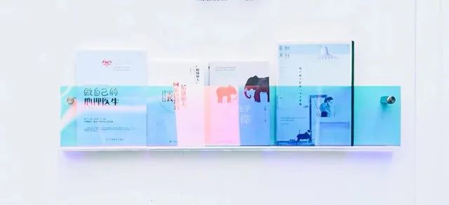 Hjemix | ClearLine – Stilren Akryl Vegghylle for Magasiner