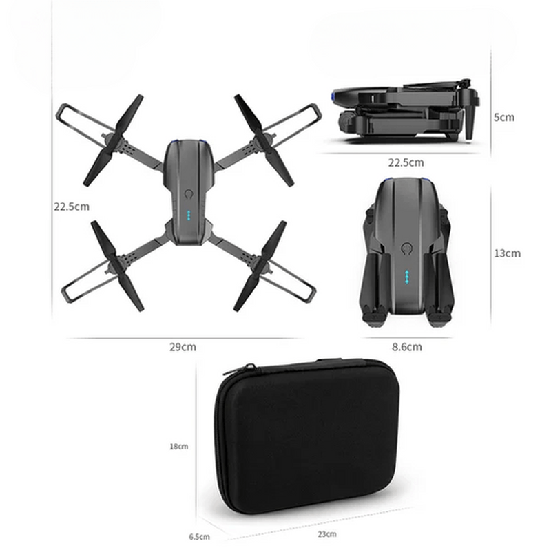 Hjemix | AeroPro - Drone med 4K UHD Kamera og Lang Batterilevetid