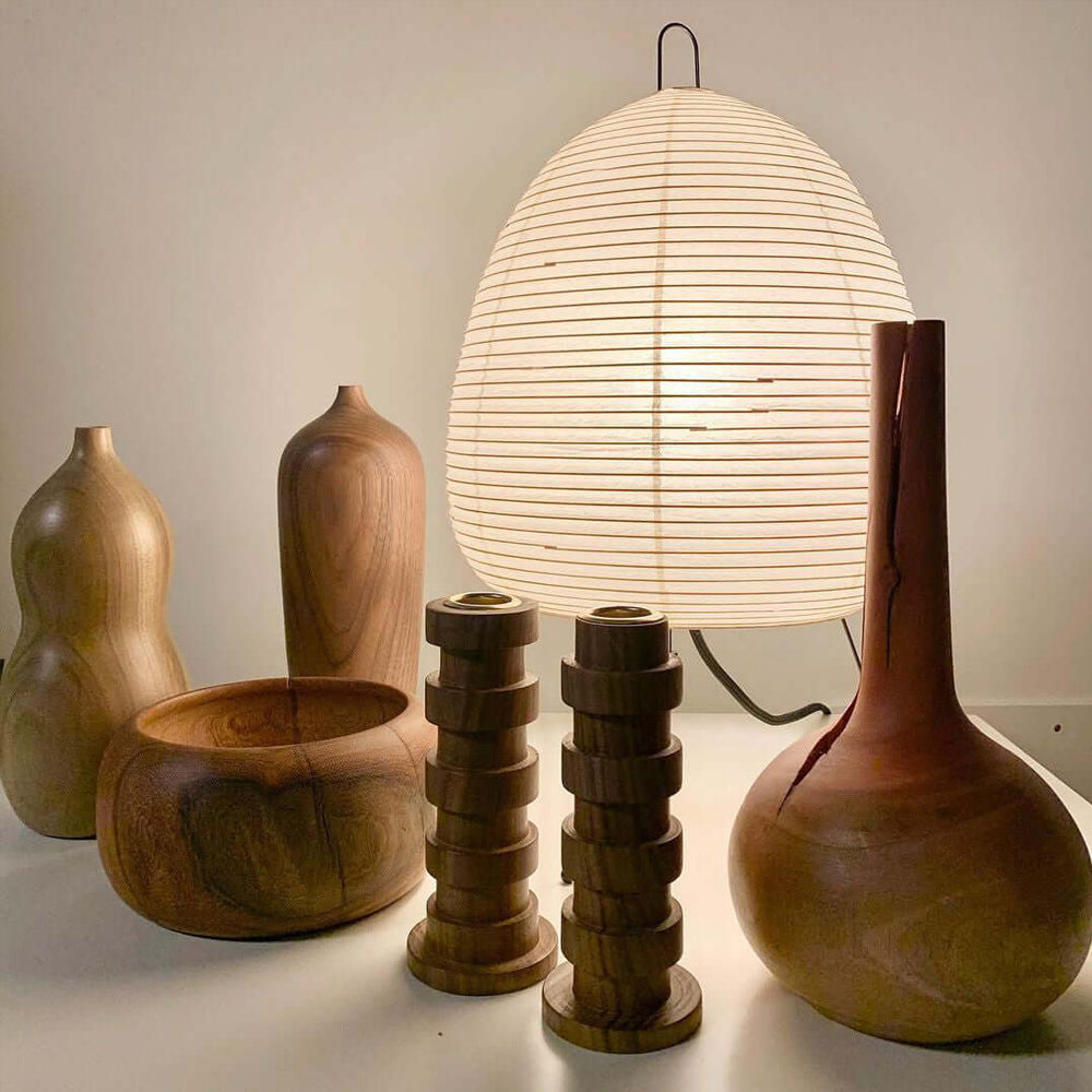 Hjemix | Papir bordlampe