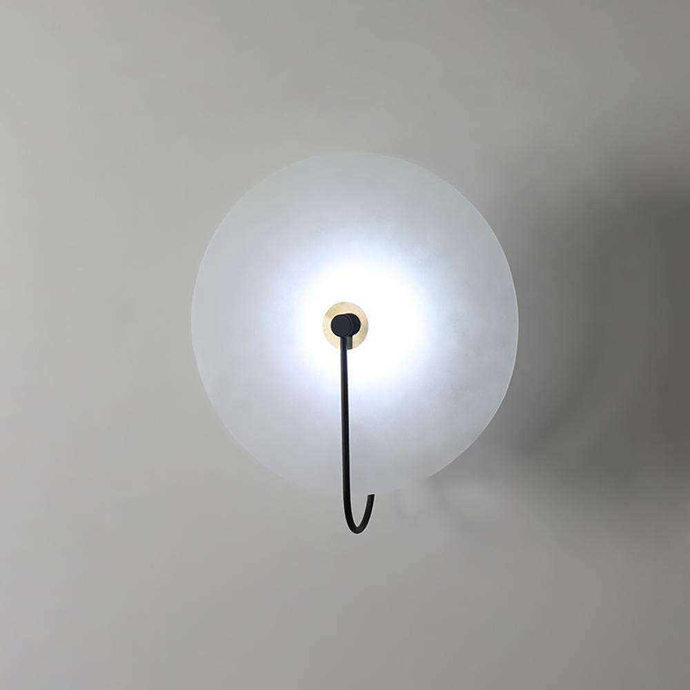 Hjemix | Hvit Alabaster Vegglampe