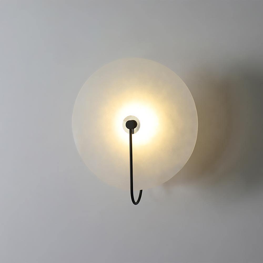 Hjemix | Hvit Alabaster Vegglampe