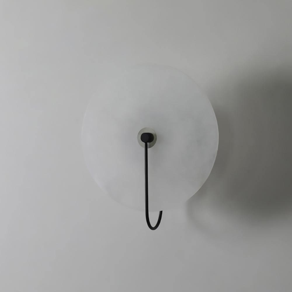 Hjemix | Hvit Alabaster Vegglampe
