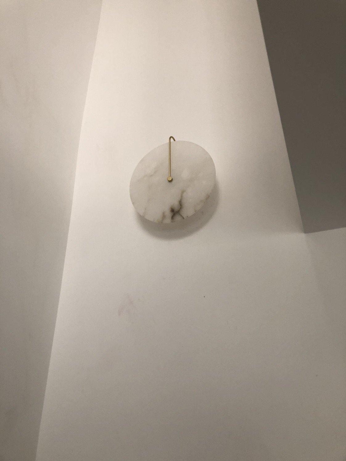Hjemix | Hvit Alabaster Vegglampe