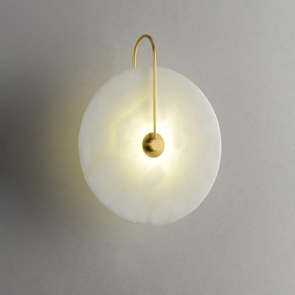 Hjemix | Hvit Alabaster Vegglampe