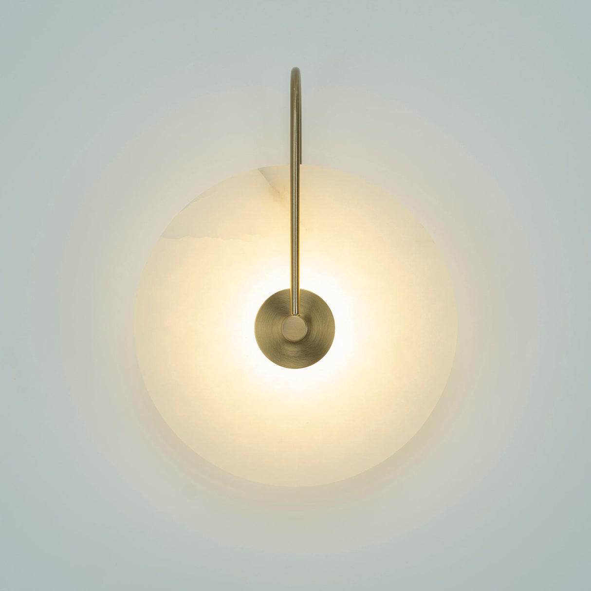 Hjemix | Hvit Alabaster Vegglampe