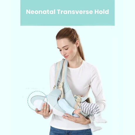 Hjemix | All-Position Baby Carrier - Hip Seat Spedbarn Småbarn Rygsekk med Kenguru Innpakning Bærer