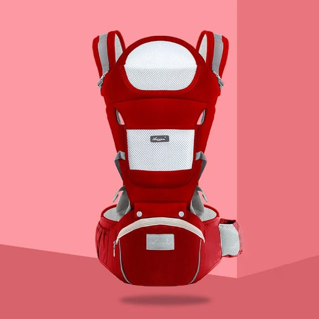 Hjemix | All-Position Baby Carrier - Hip Seat Spedbarn Småbarn Rygsekk med Kenguru Innpakning Bærer