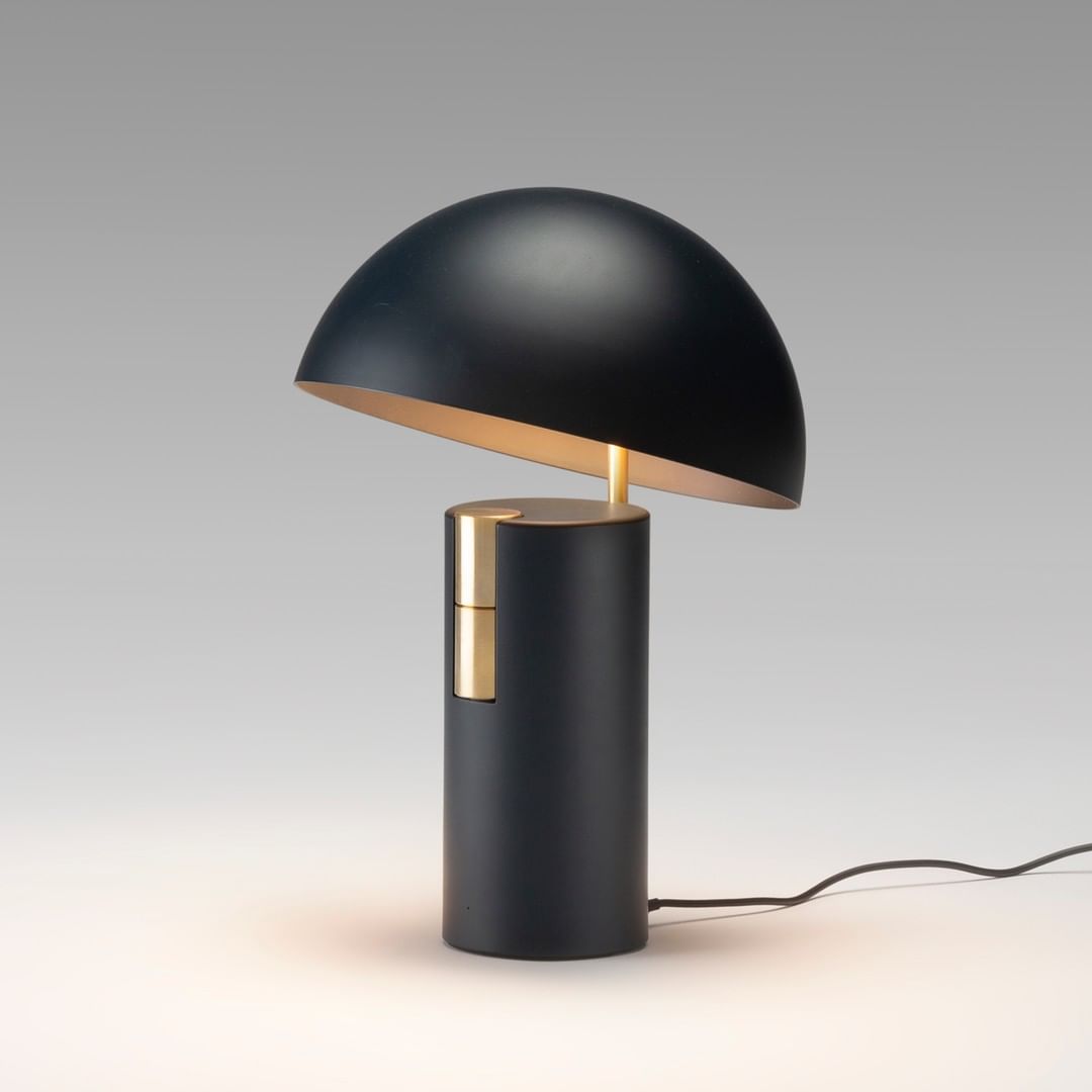 Hjemix | Bordlampe - RetroWave - Minimalistisk & Justerbart Design - Chic Moderne Eleganse