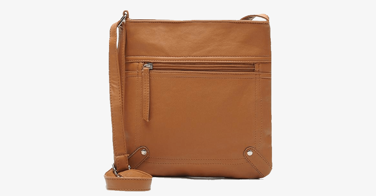 Hjemix | Crossbody Messenger Bag - Laget av PU-lær - Høy kvalitet - Multifunksjonelle vesker