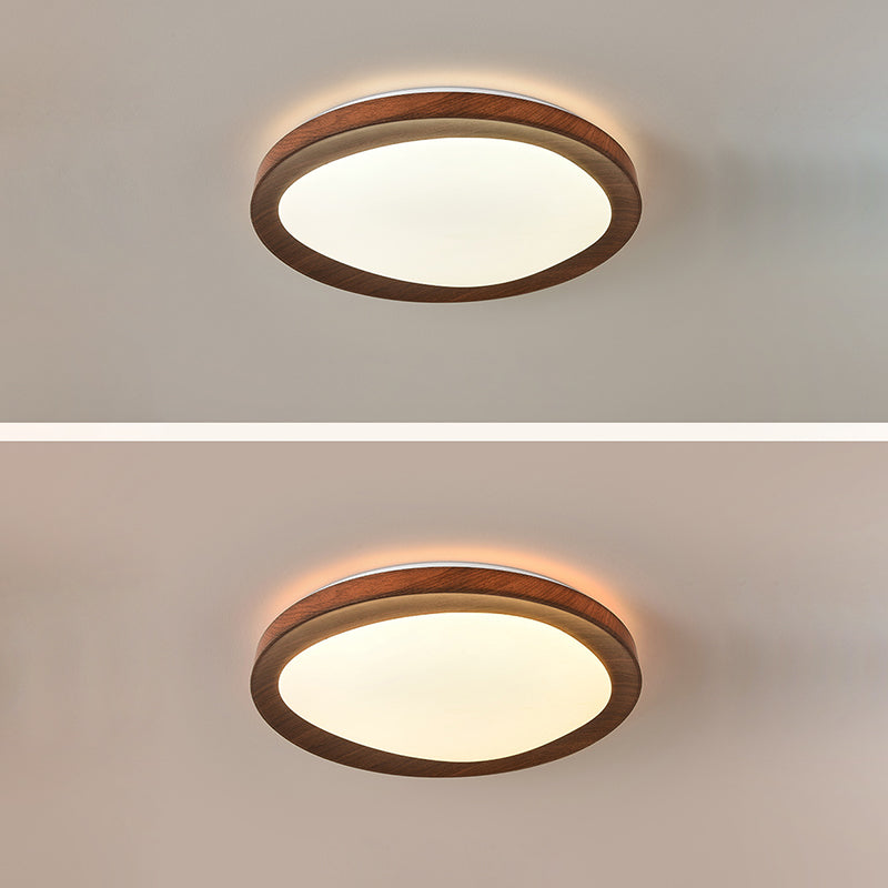 Hjemix | Enkelhet Jern Akryl Rund LED Taklampe for Soverom