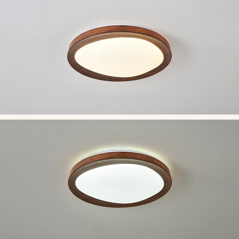 Hjemix | Enkelhet Jern Akryl Rund LED Taklampe for Soverom