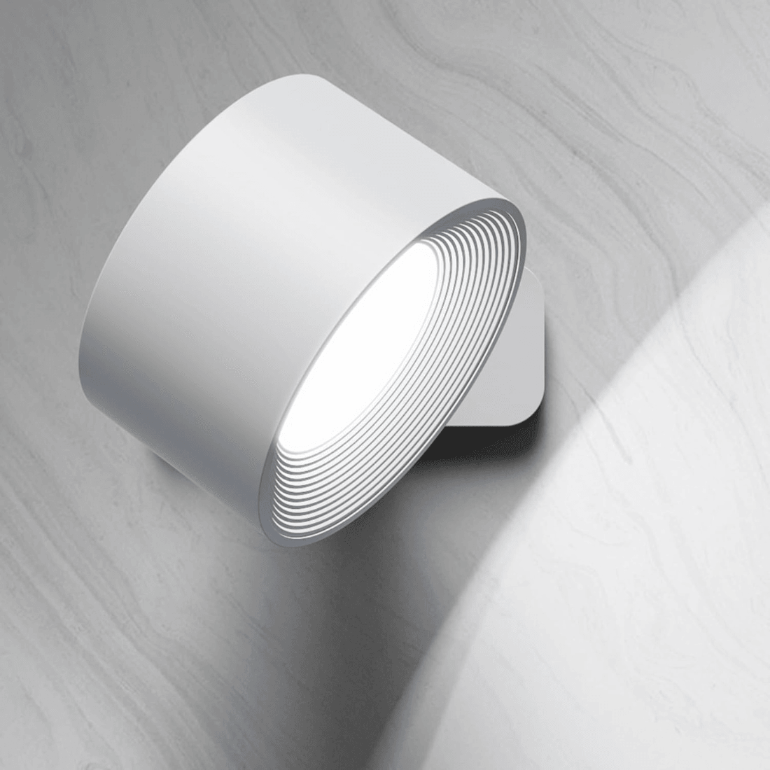 Hjemix | 360° trådløs oppladbar vegglampe | Allsidig LED-belysningsløsning