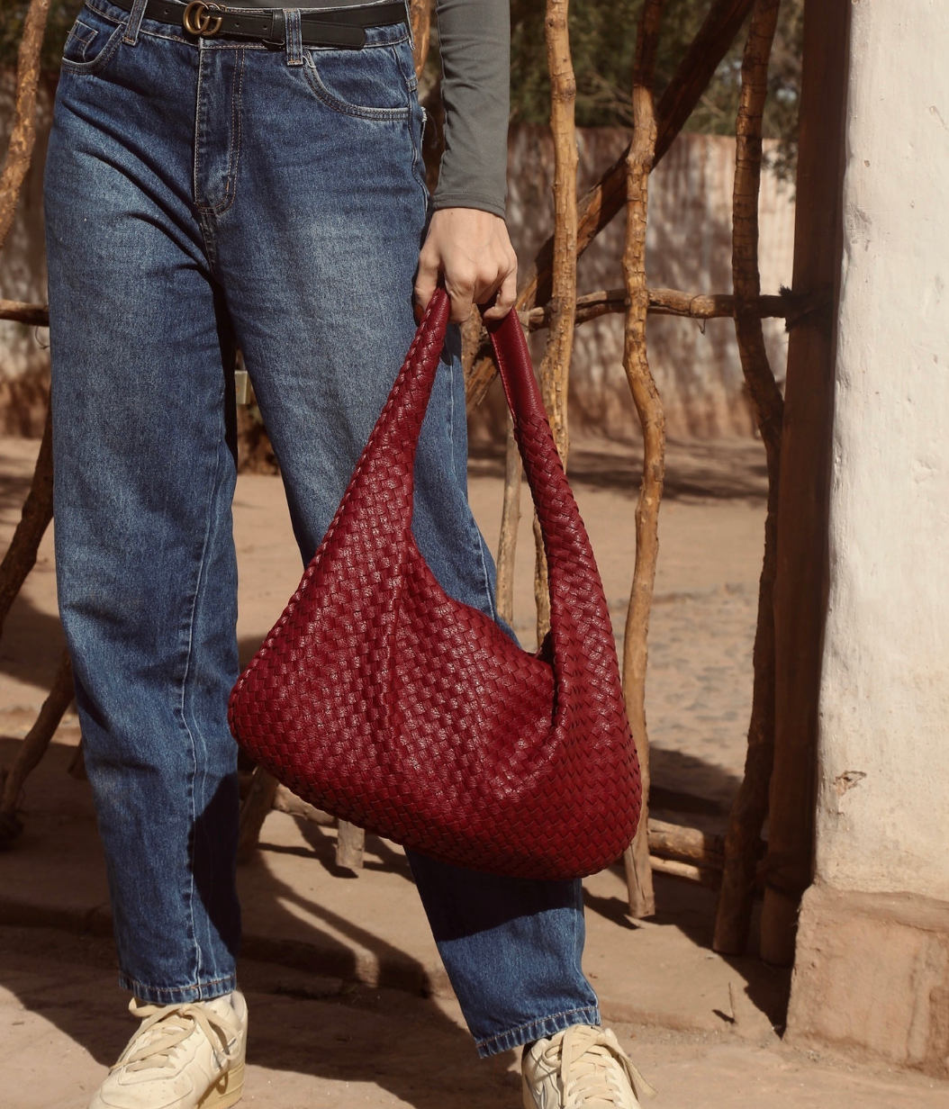 Hjemix | Elegant Skinn Skulderveske