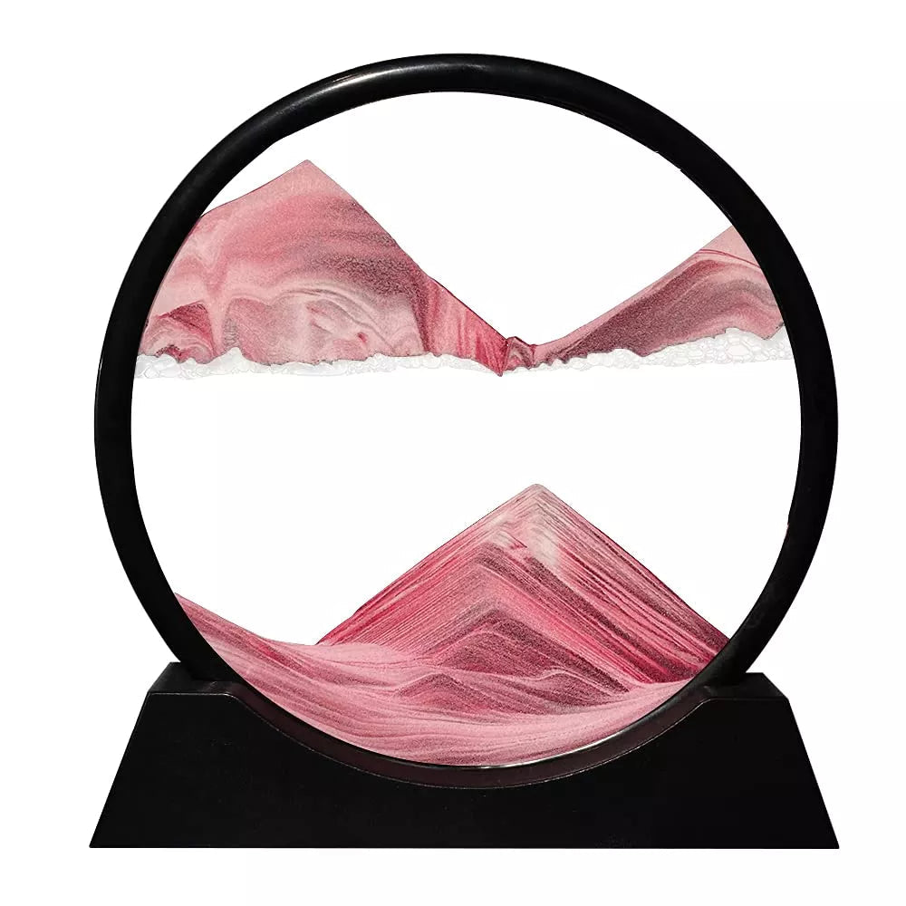 Hjemix | 3D timeglass dyp sjø sand landskap
