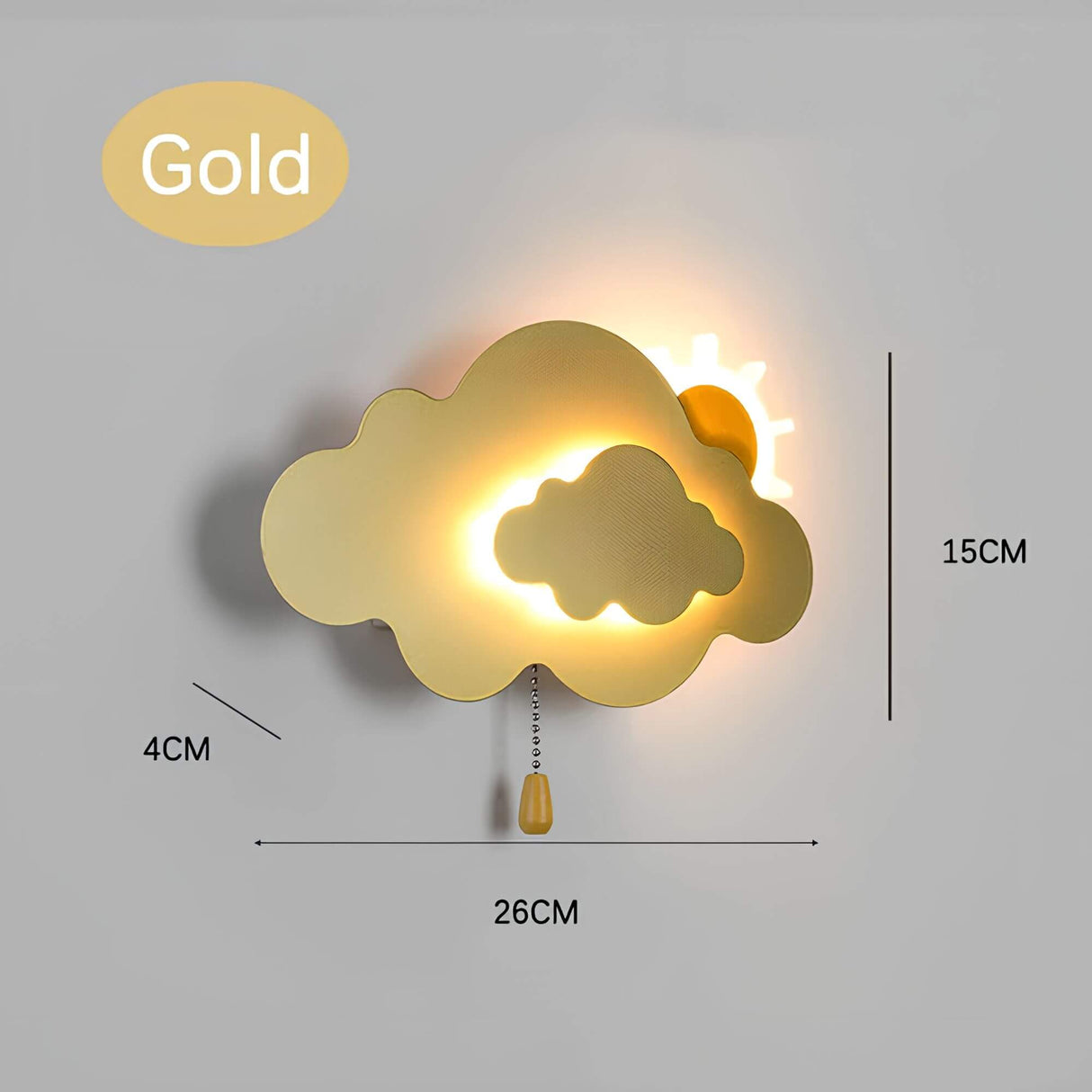 Hjemix | Frendorf - Barnerom vegglampe, Lekent design