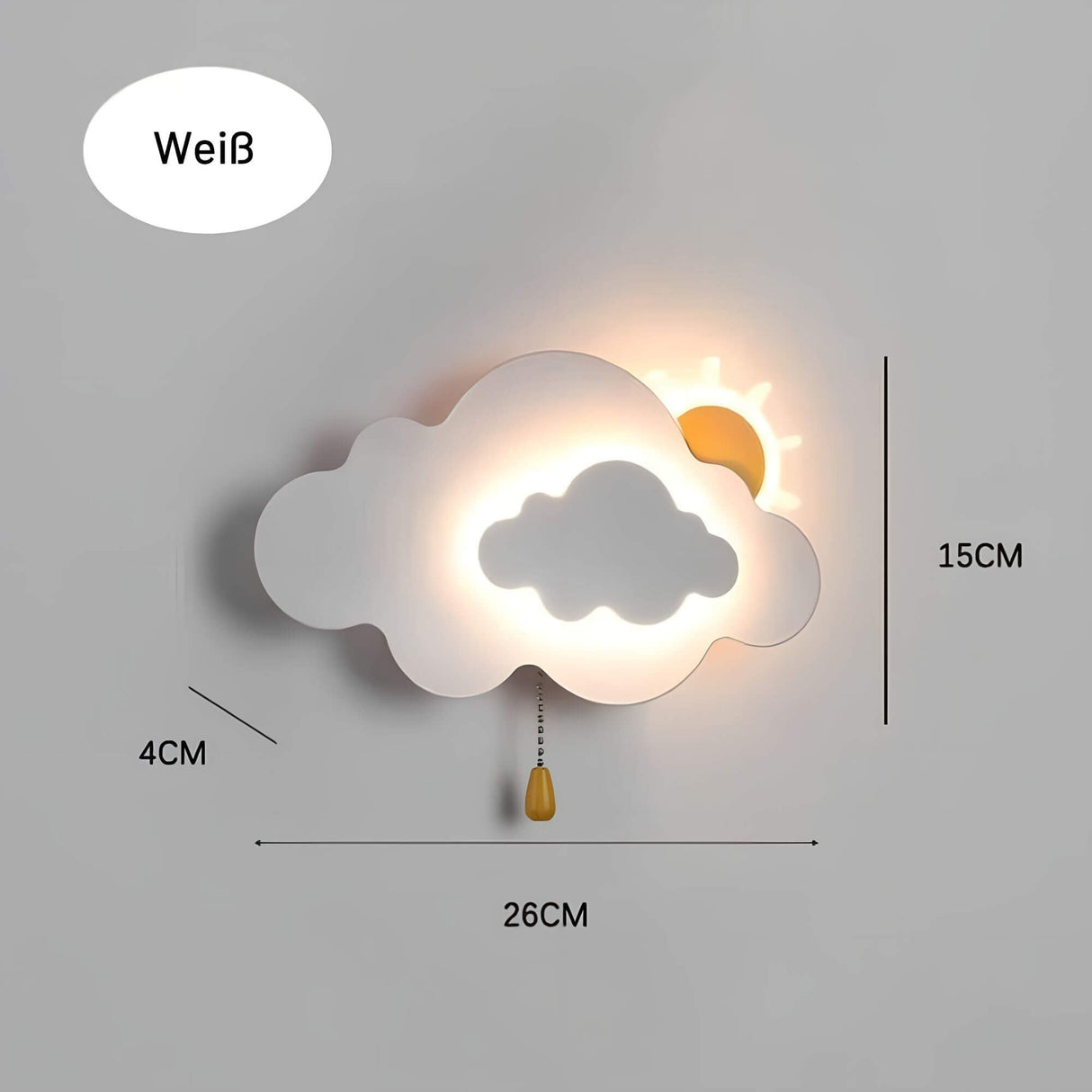 Hjemix | Frendorf - Barnerom vegglampe, Lekent design