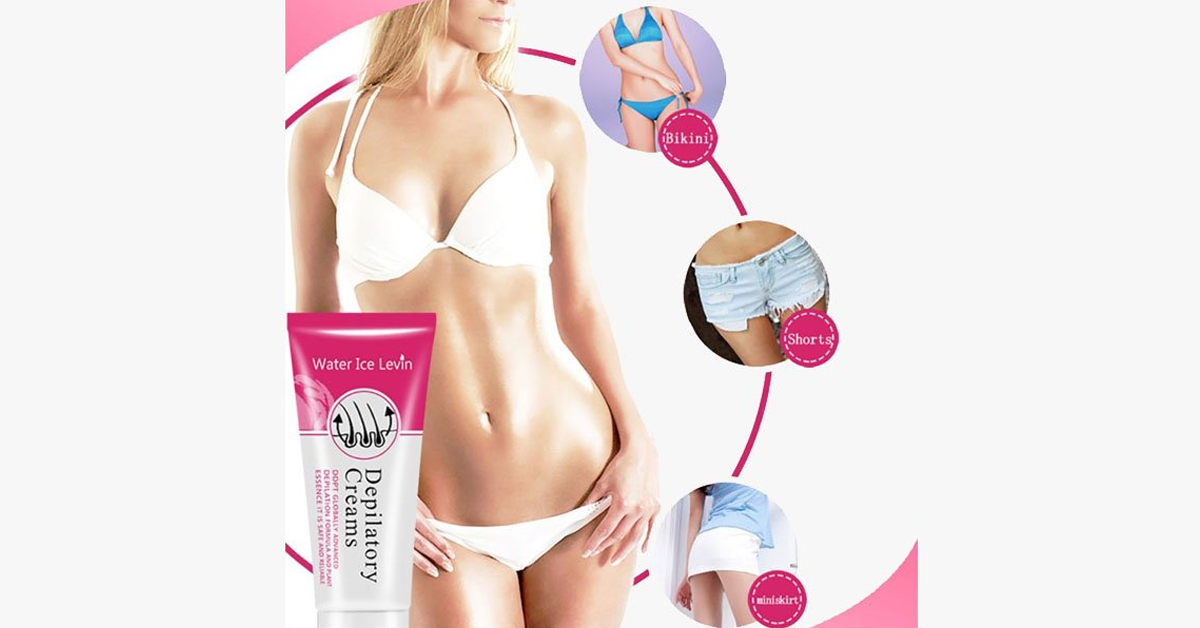 Hjemix | Hårfjerning-Forsvinning Krem – Reduser hårvekst på kroppen