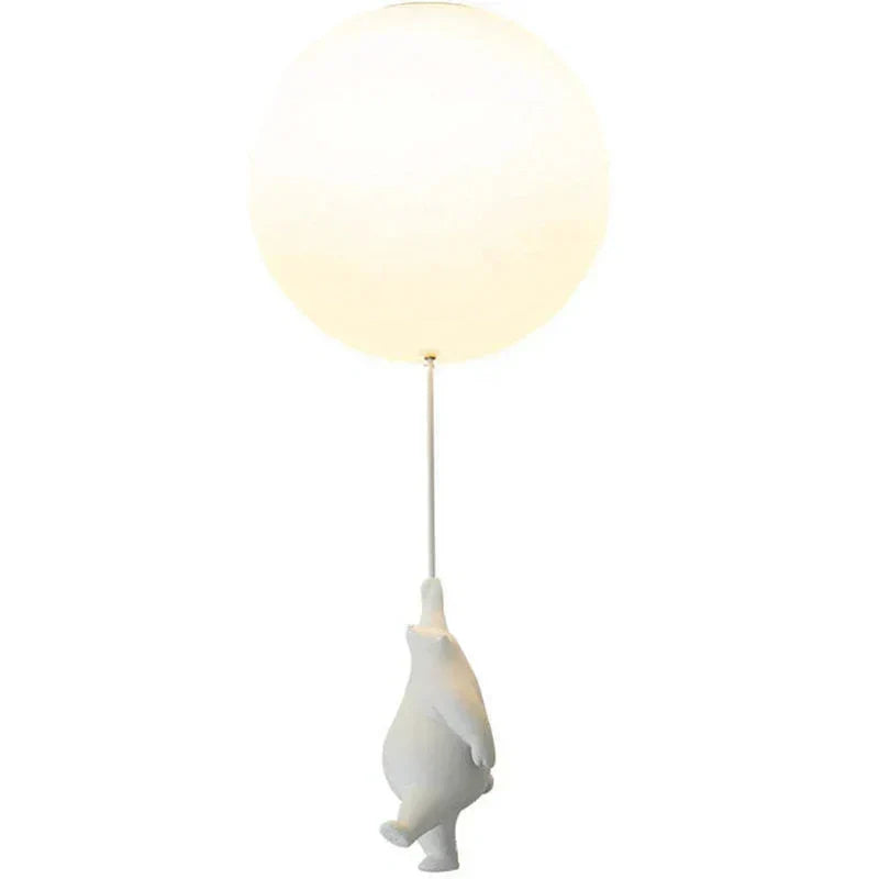 Hjemix | DreamyBear Lampe - Barneromslampe med Bjørn og Ballong