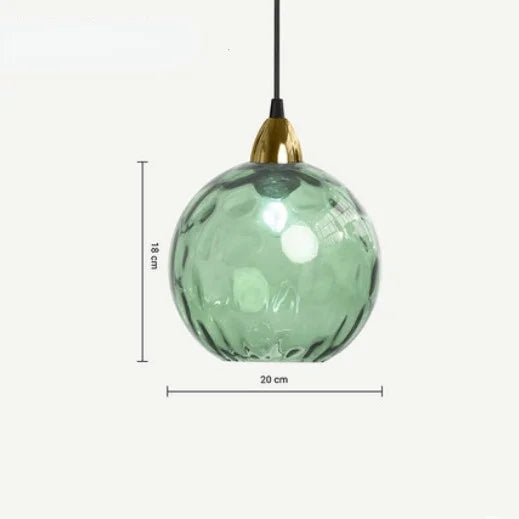 Hjemix | HelderBol - Glass kule pendellampe