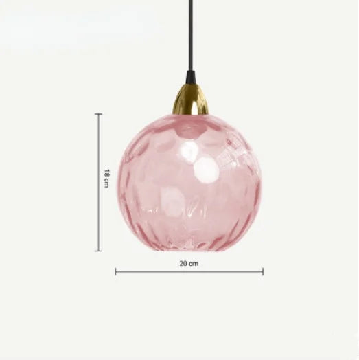 Hjemix | HelderBol - Glass kule pendellampe