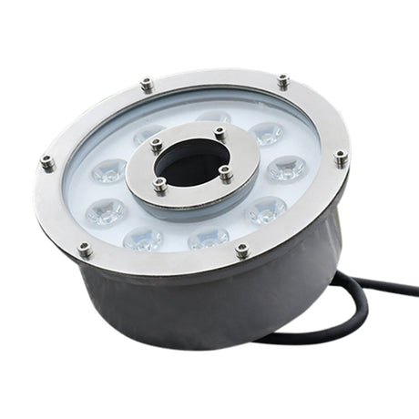 Hjemix | 6W Landskap Fargeforandringsring LED Aluminiumlegering Undervannsfontenelys (Fargeforandring)