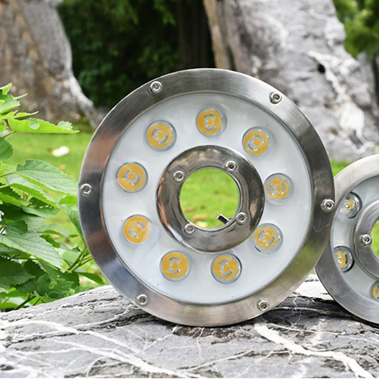 Hjemix | 6W Landskap Fargeforandringsring LED Aluminiumlegering Undervannsfontenelys (Fargeforandring)