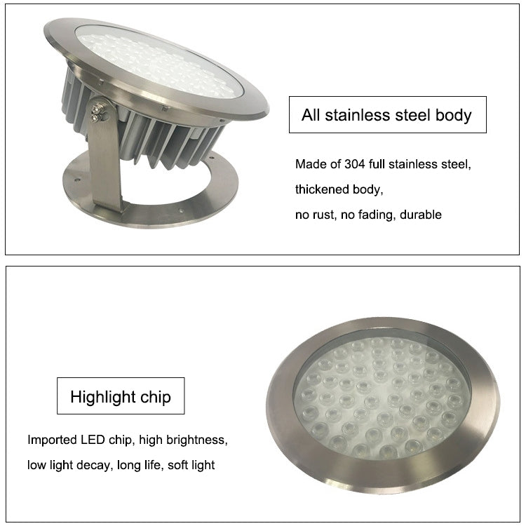 Hjemix | 9W Quadrat Park Landskaps LED Underwater Light Pool Light (Varm Hvit Lys)