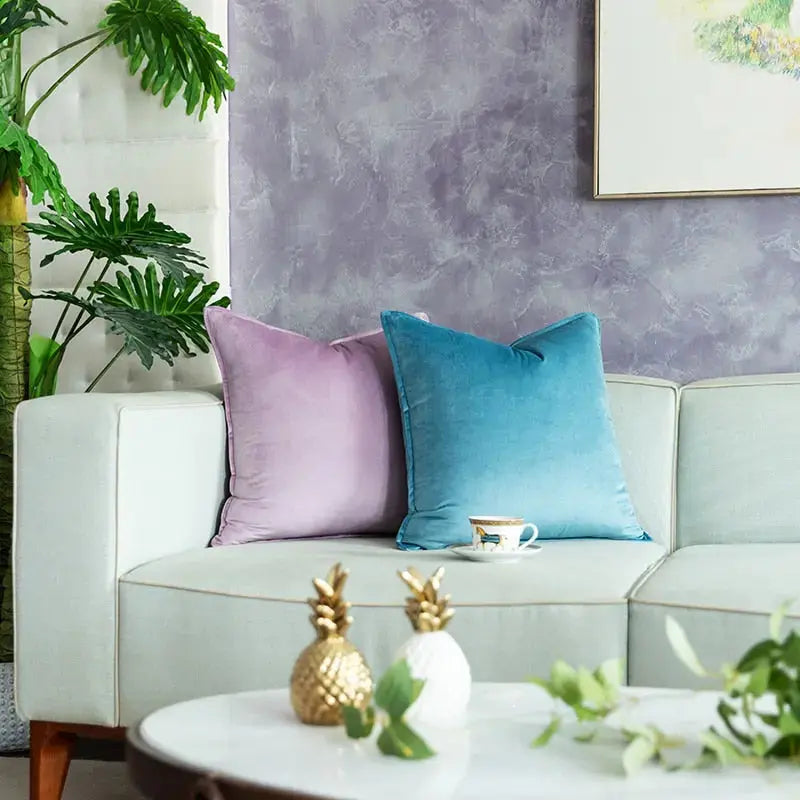 Hjemix | VelvetLuxe – Elegant fløyelsputetrekk med raffinerte detaljer