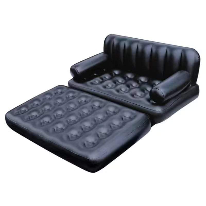 Hjemix | Oppblåsbar sofa seng med pumpe