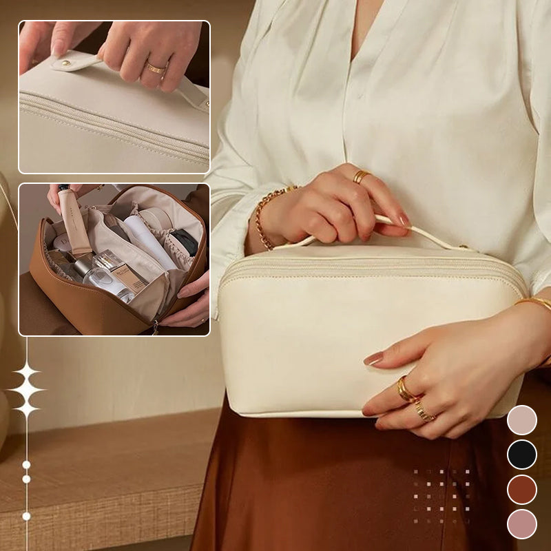 Hjemix | PU Bærbar Reisedaglig Kosmetikkoppbevaringsveske