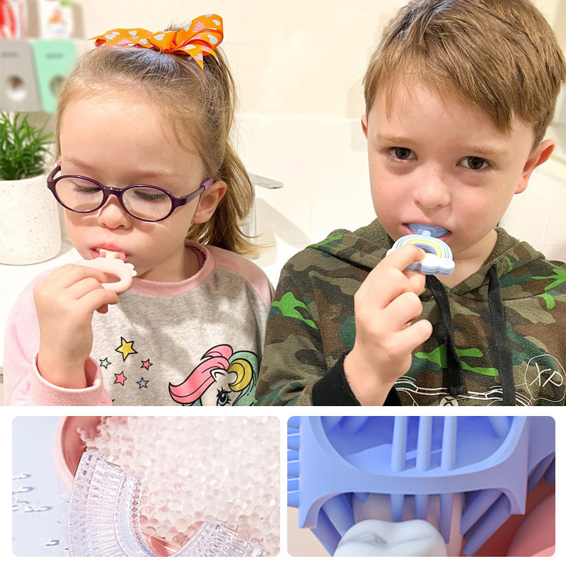 Hjemix | Barne Regnbue U-formet Tannbørste