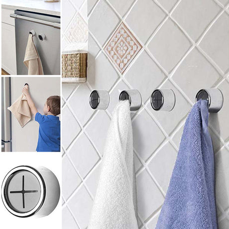 Hjemix | Runde selvklebende håndkleheiser for kjøkkenet