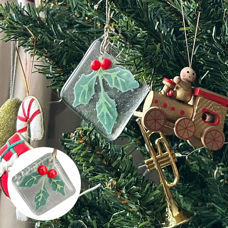 Hjemix | Smeltet Glass Juletre pynt