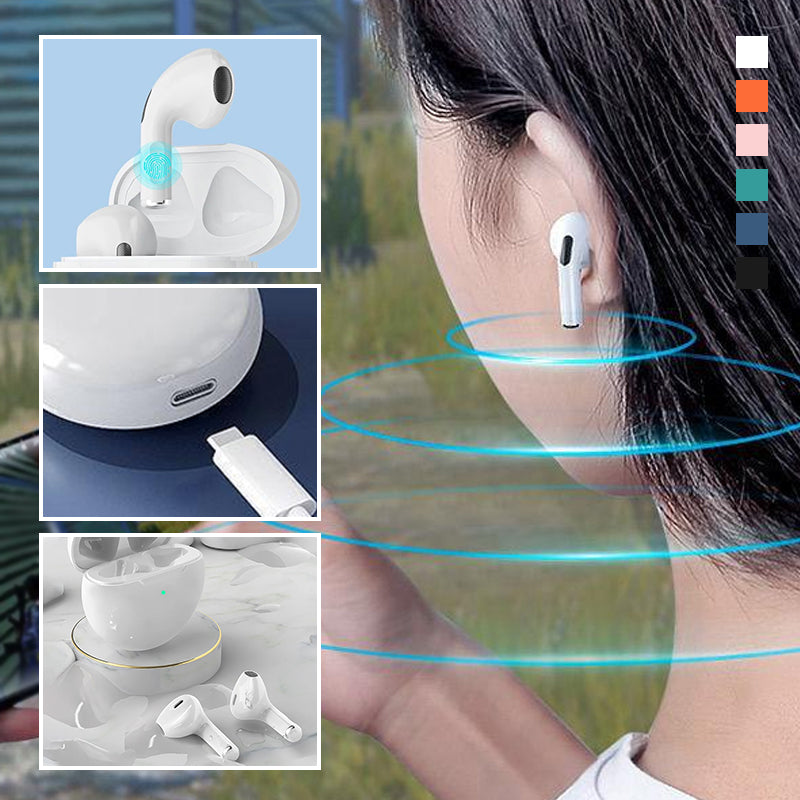 Hjemix | Original Air Pro 6.0 TWS Trådløse Bluetooth Ørepropper Mini Pods