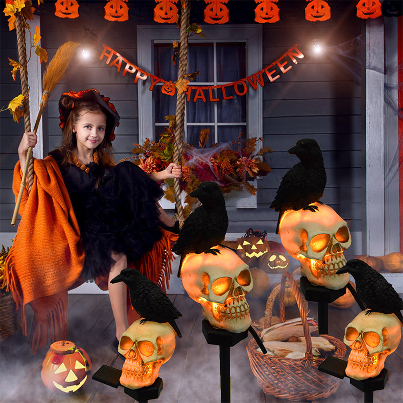 Hjemix | Halloween Solskalle Krangel Dekorative Lys